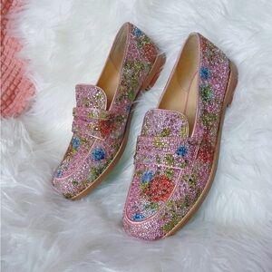 Betsy Johnson bedazzled loafers